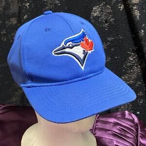 Toronto Bluejays Hat Youth Strapback Blue MLB Baseball Embroidered Logo Canadian